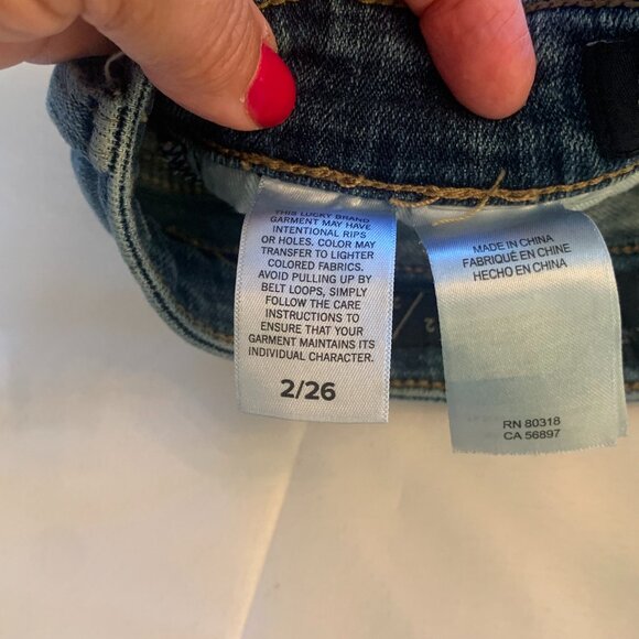 Lucky Brand Jeans Slim Size 2 / 26 - Picture 3 of 6
